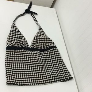 Kenneth Cole Reaction Checkered Swim Top